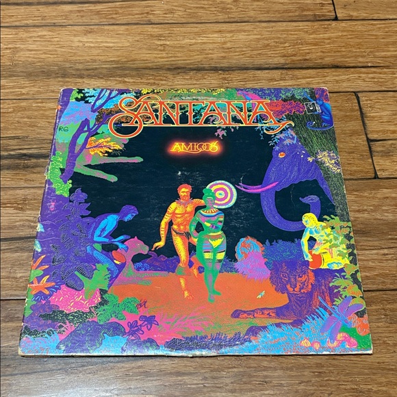 Columbia Other - SANTANA Amigos 1976 CBS PC 33576 Columbia Vinyl Record LP